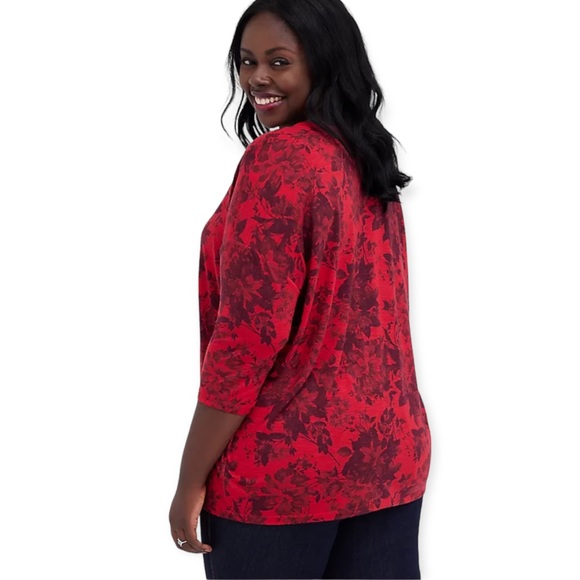 ❤️ Torrid Size 1 Relaxed Feather Soft Slub Crew Neck Drop Shoulder Tee - EUC - Picture 5 of 12